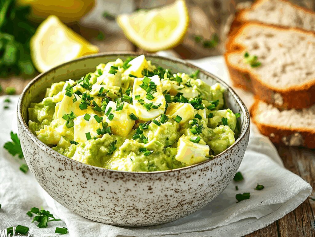 Deliciously Creamy Avocado Egg Salad