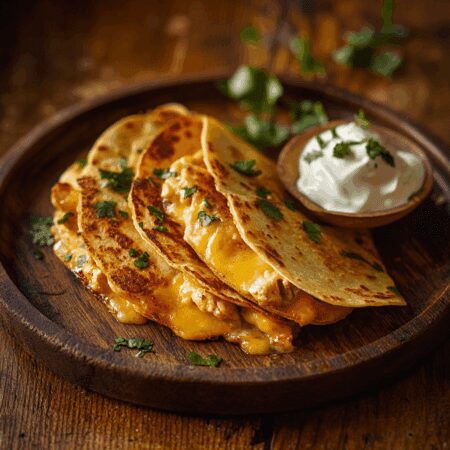 Cheesy Chicken Quesadilla (Easy Homemade Recipe)