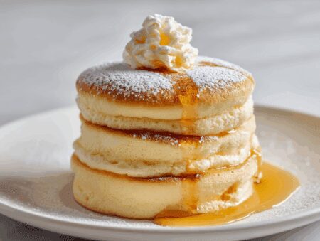 Heavenly Fluffy Soufflé Japanese Pancakes