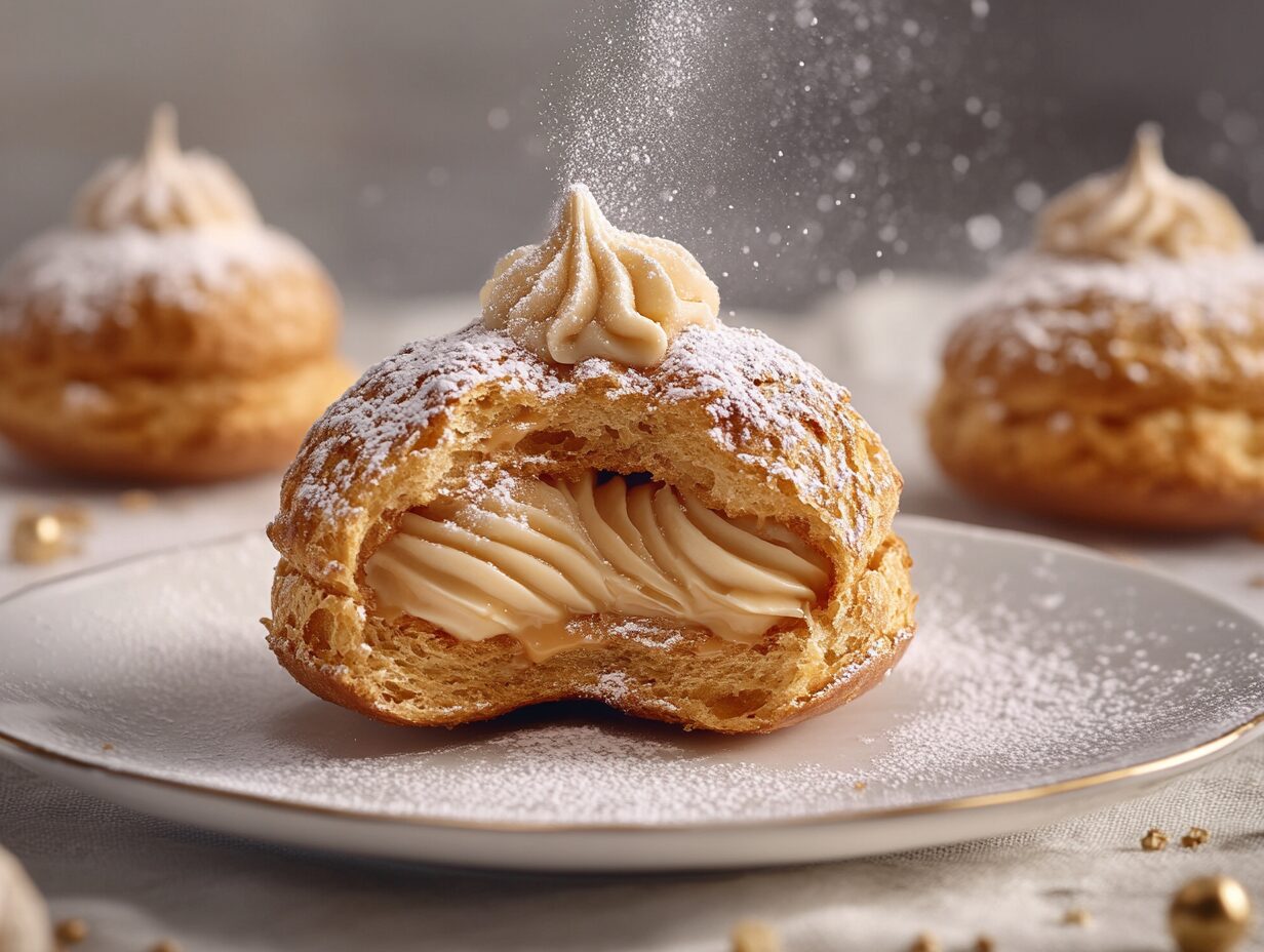 Salted Caramel Cream Puffs That Feel Like Magic