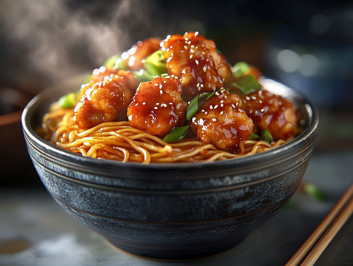 Honey Pepper Chicken Lo Mein You’ll Crave Forever