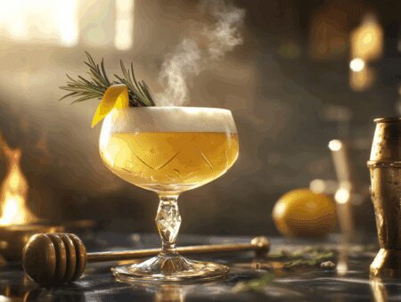 Discover the Smoked Rosemary Bee’s Knees Cocktail